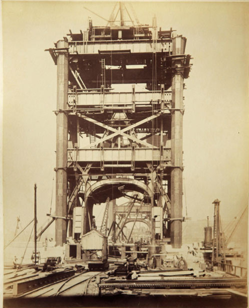 Строительство Тауэрского моста. (Фото 8)