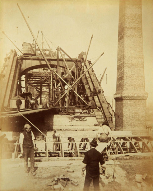 Строительство Тауэрского моста. (Фото 13)