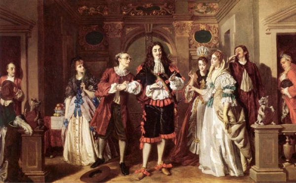 A scence from Moliere&#39;s L&#39;Avare