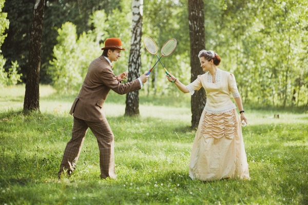 Викторианский аромат - свадебные костюмы (Фото 4)