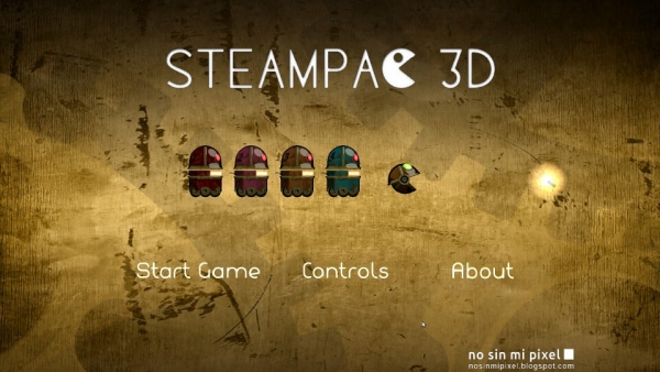 Steampac 3D или пакмэн на паровом ходу.