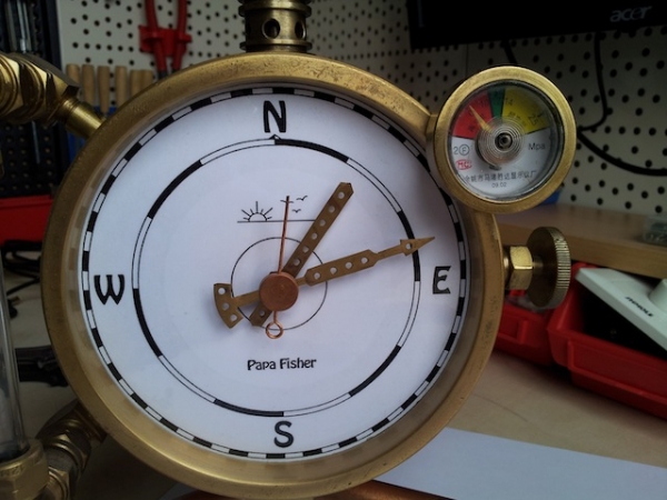 Паро-магнитный часометр барабанного типа (Фото 10)