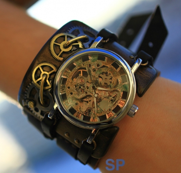 Стимпанковски часы / Steampunk watch (Фото 4)