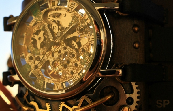 Стимпанковски часы / Steampunk watch (Фото 2)