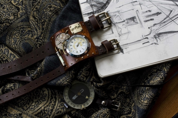 Стимпанковски часы / Steampunk watch (Фото 7)