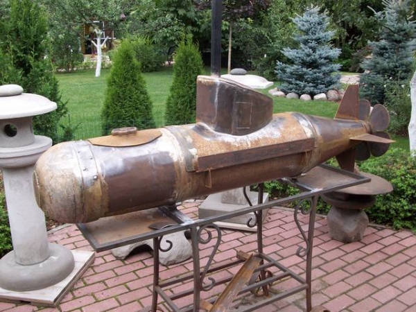 Подводная лодка-мангал,коптильня (Фото 7)