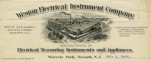 100 летний вольтметр Weston Electrical Instrument
