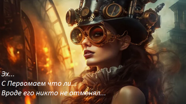 С первомайскими праздниками