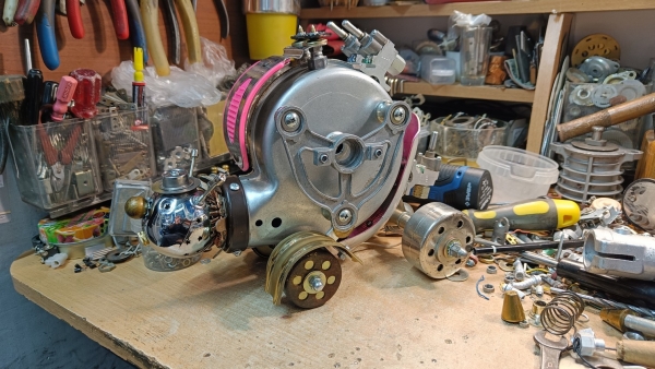 Стимпанк-улитка...