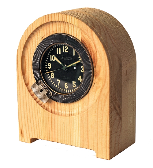 Проект. Танковые часы в деревянном корпусе.