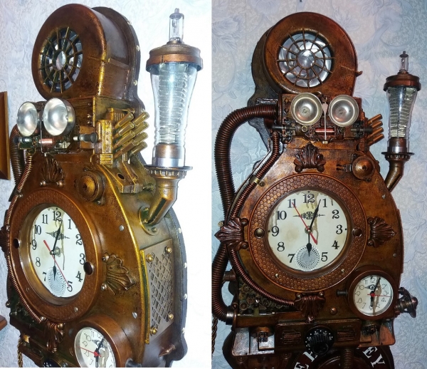 Арт-объект часы EBUNDEY инженера Гарина.