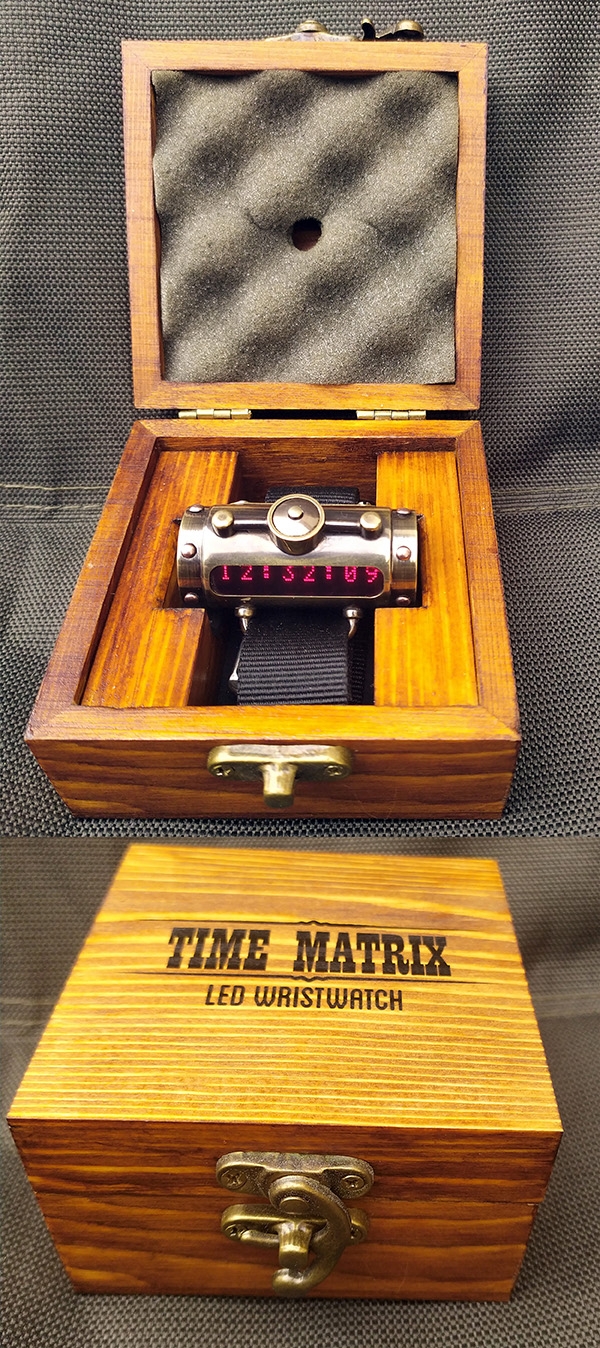 Наручные часы Матрица времени версия 2