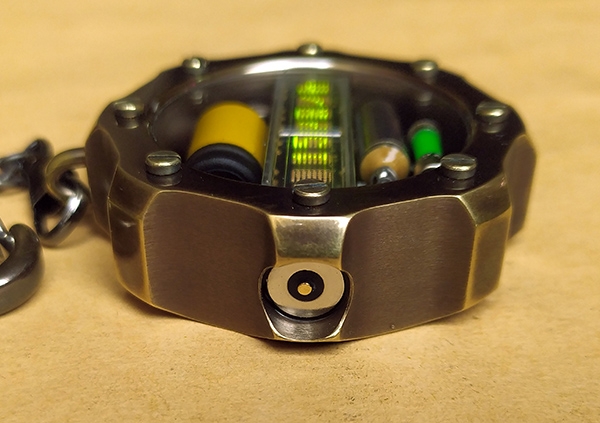 Fallout часы-дозиметр на матричных индикаторах, карманная версия