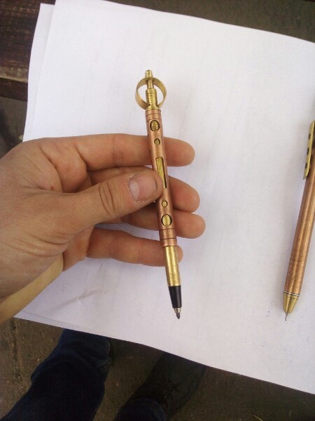 Материал механического карандаша с цанговым зажимом : Медь,латунь,бронза