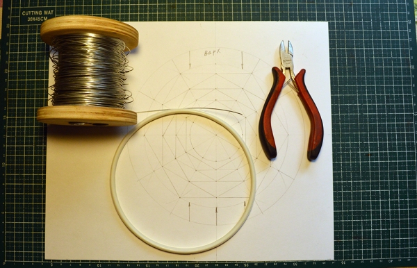 Часы, ловец снов в стиле зомбиклок.