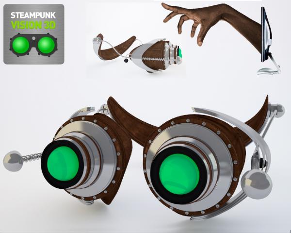 Работа на конкурс Steampunk-Vision 3D в Студию, автор TIMASS