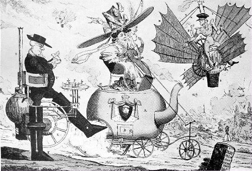 Locomotion карикатура второй половины 1820-х