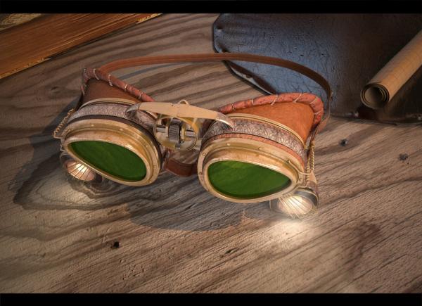 Гоглы для конкуса  "Steampunk-Vision 3D" (Фото 3)
