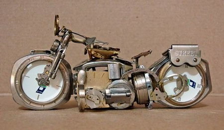 Мотоциклы из часовых механизмов (Фото 5)