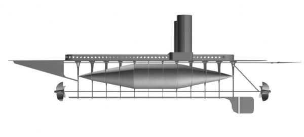 Летучий корабль 2 (3D-модель шаг за шагом) (Фото 11)