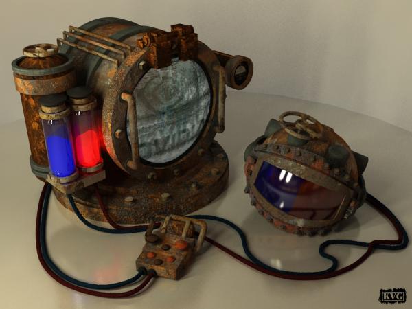 Работа на конкурс Steampunk-Vision 3D в Студию, автор Виталий