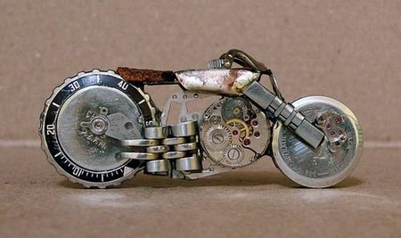 Мотоциклы из часовых механизмов (Фото 12)
