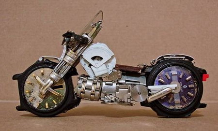 Мотоциклы из часовых механизмов (Фото 6)