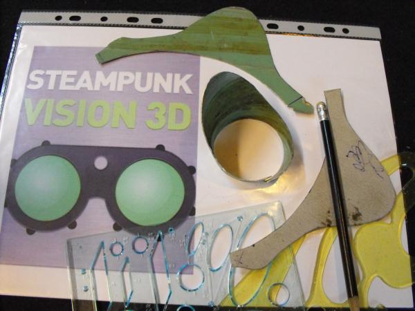 Гогглы   Монте Кристо  для конкурса  "STEAMPUNK-VISION 3D" от NVIDIA .  № 1 (Фото 11)