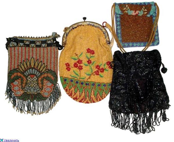 Дамские сумочки в Викторианскую эпоху (Фото 23)