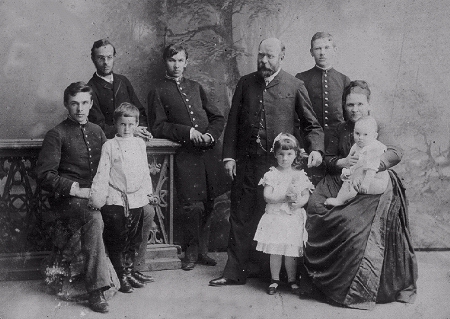 Семья Клепининых. г. Курган.1890-ые годы
